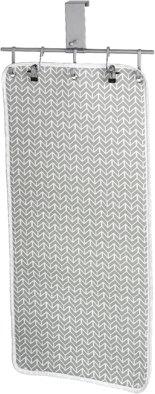 Over-the-Door Steaming Station with Waterproof Cotton Cover, Portable Garment Steamer Pad for Home and Travel