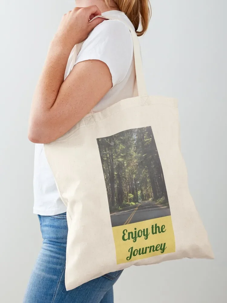 Enjoy the Journey Tote Bag tote bag custom custom fabric bag Beach the tote