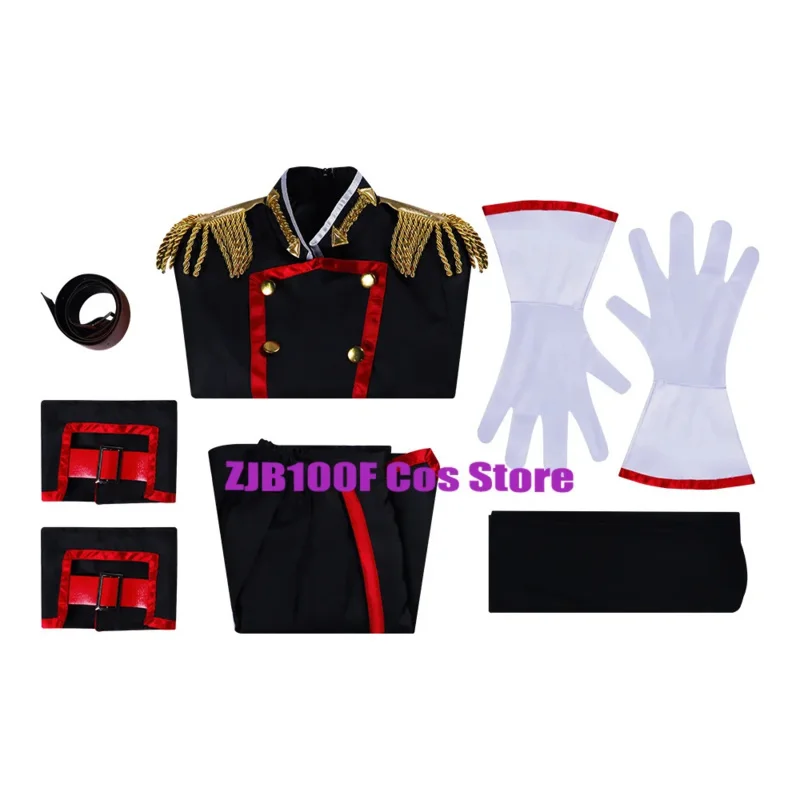 Ss13Uzen Kyōka Anime Mato Seihei No Slave 코스프레 의상 여성 유니폼 스커트 가발 정장 파티 역할 놀이 의류 소품