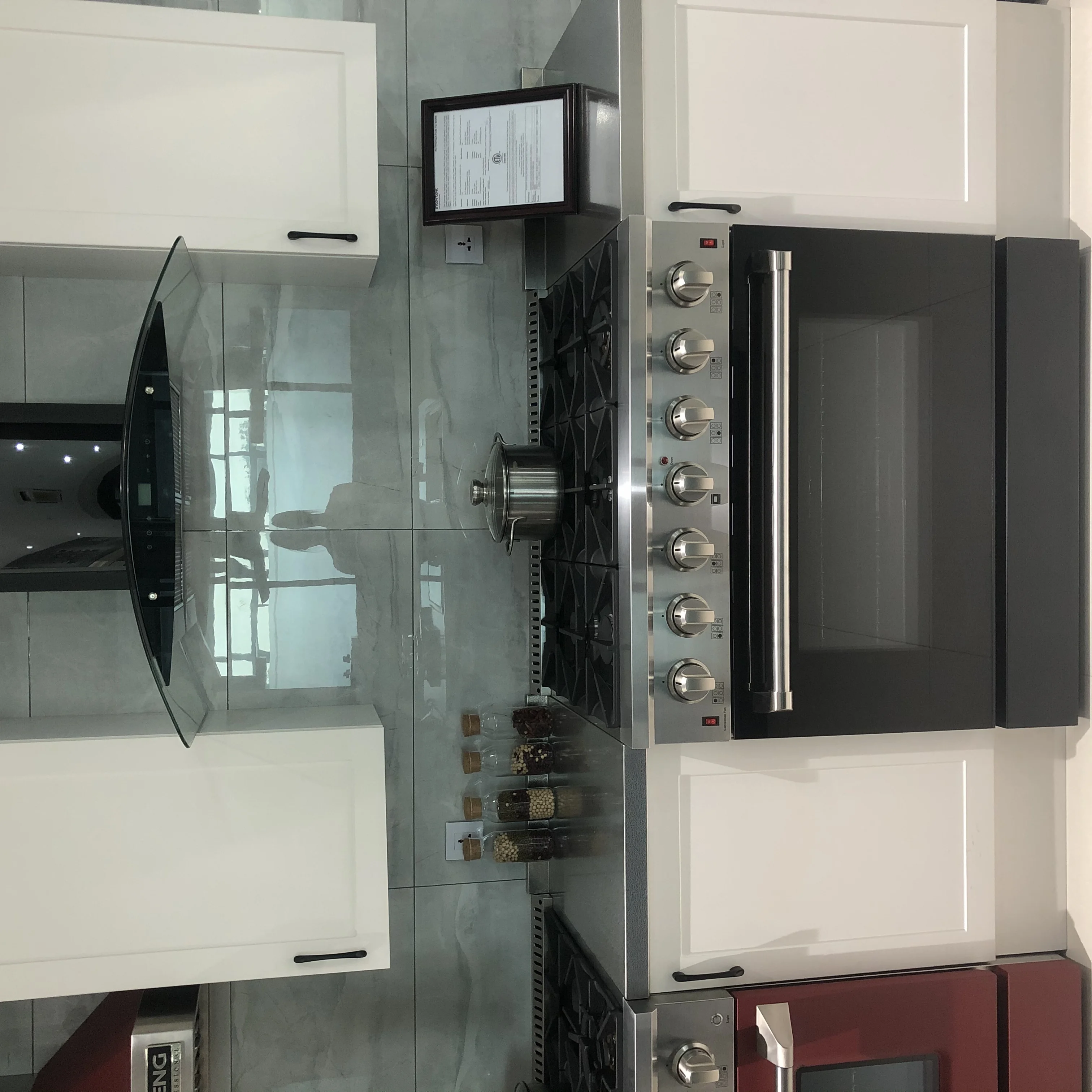 Full Stainless Steel Free Standing Gas RANGE with Auto Ignition Gas Range with Free Standing Oven