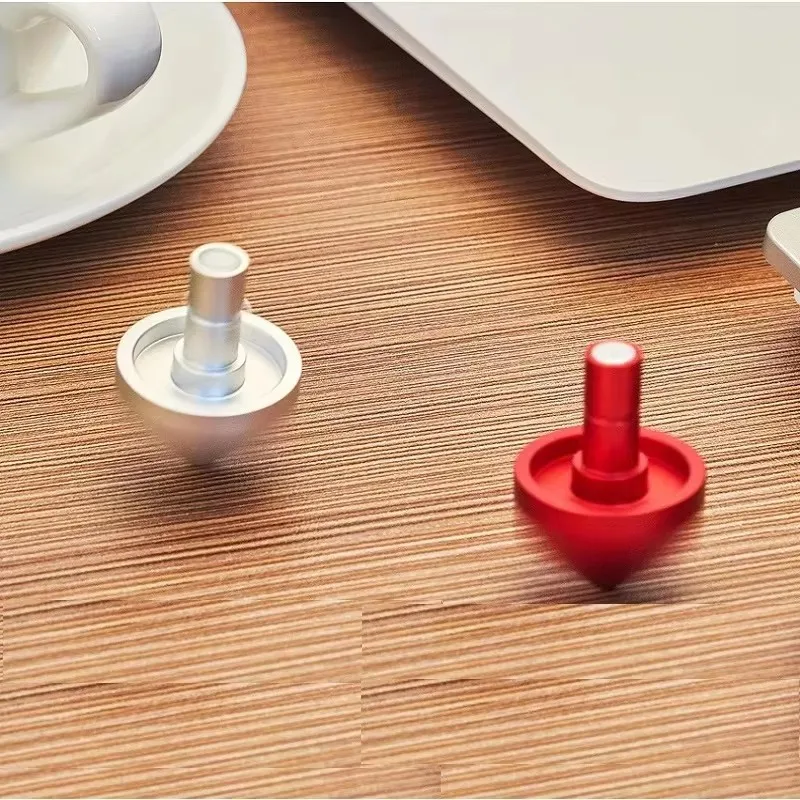 Ponta do dedo quadrado descompressão girando topo cubo de metal crianças adulto brinquedo alívio do estresse anti-ansiedade dedo brinquedos