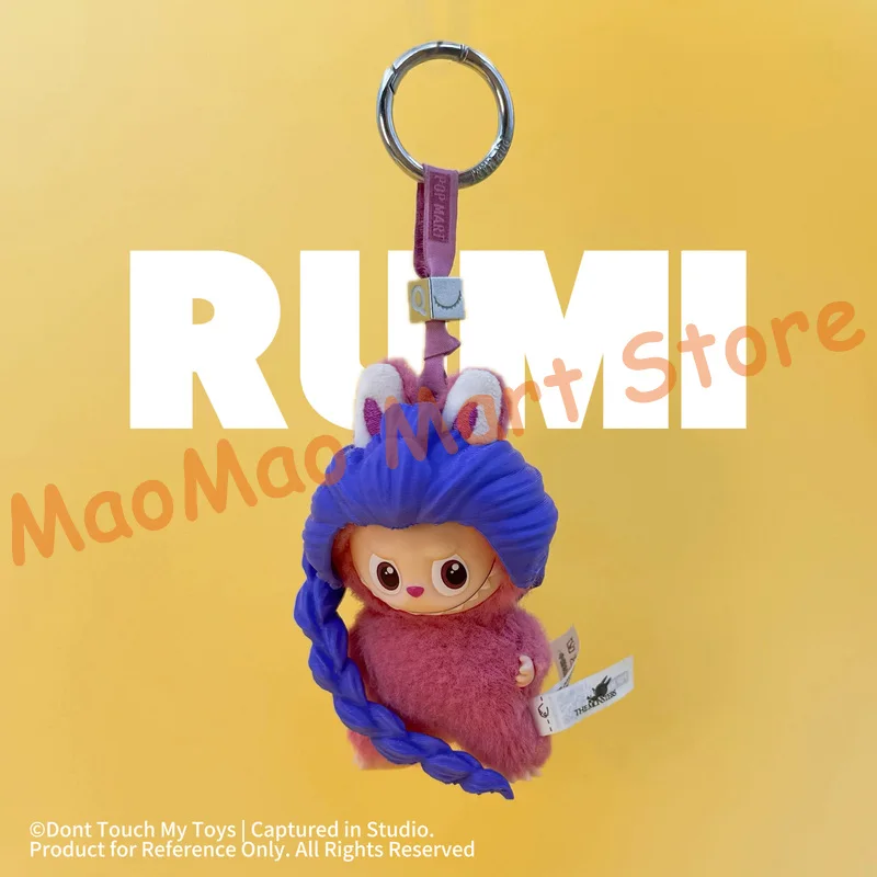 Headwear For Labubu 4.0 3.0 Clothes Cute 3D Printing Rumi Mira Zoey Wig Mini Plush Doll Clothing Fashion Doll Accessories Gift