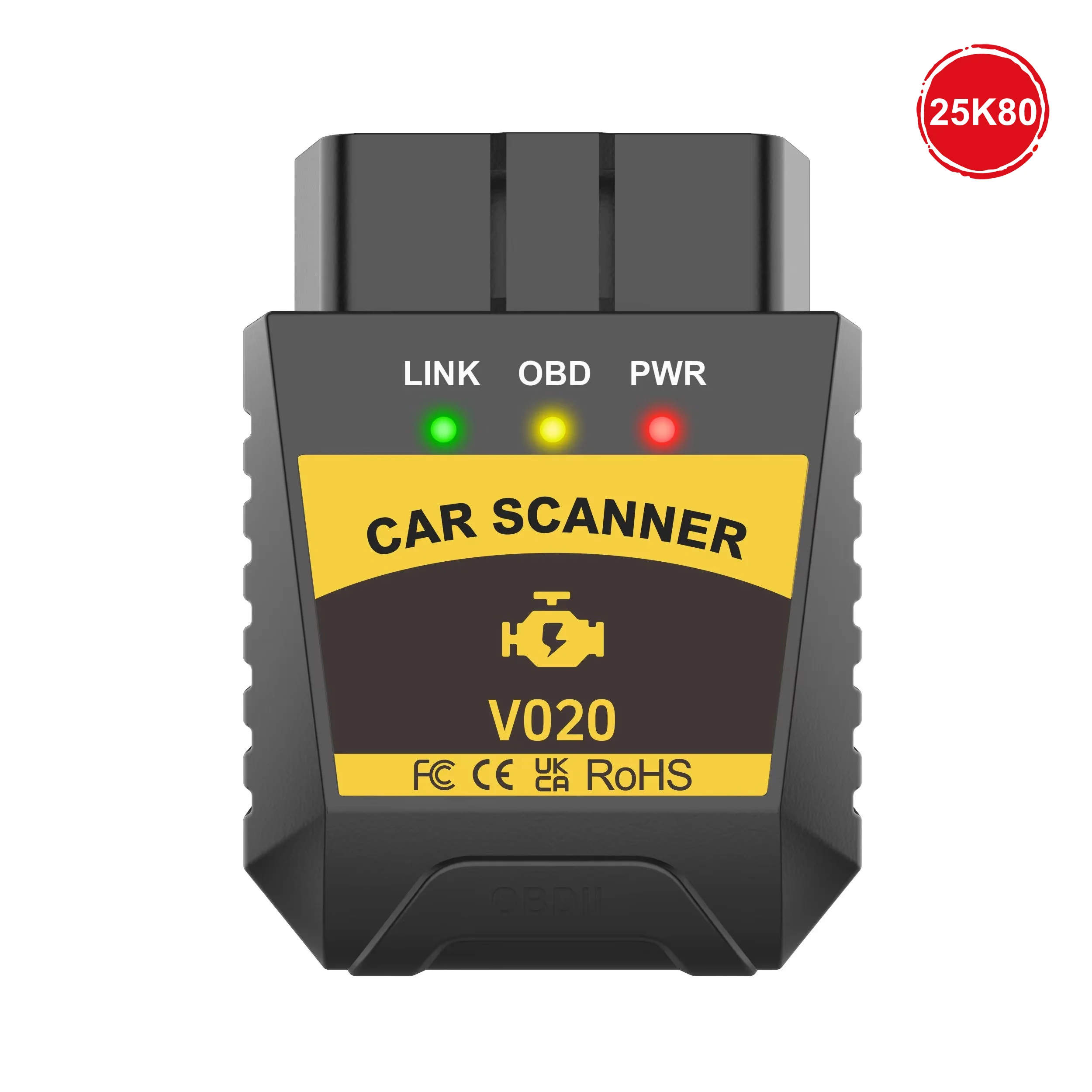 

V020 OBD2 Elm327 V1.5 Bluetooth 4.0 Car Fault Diagnostic Tool Code Reader For IOS Android PC OBD II Scanner Clear Error Engine