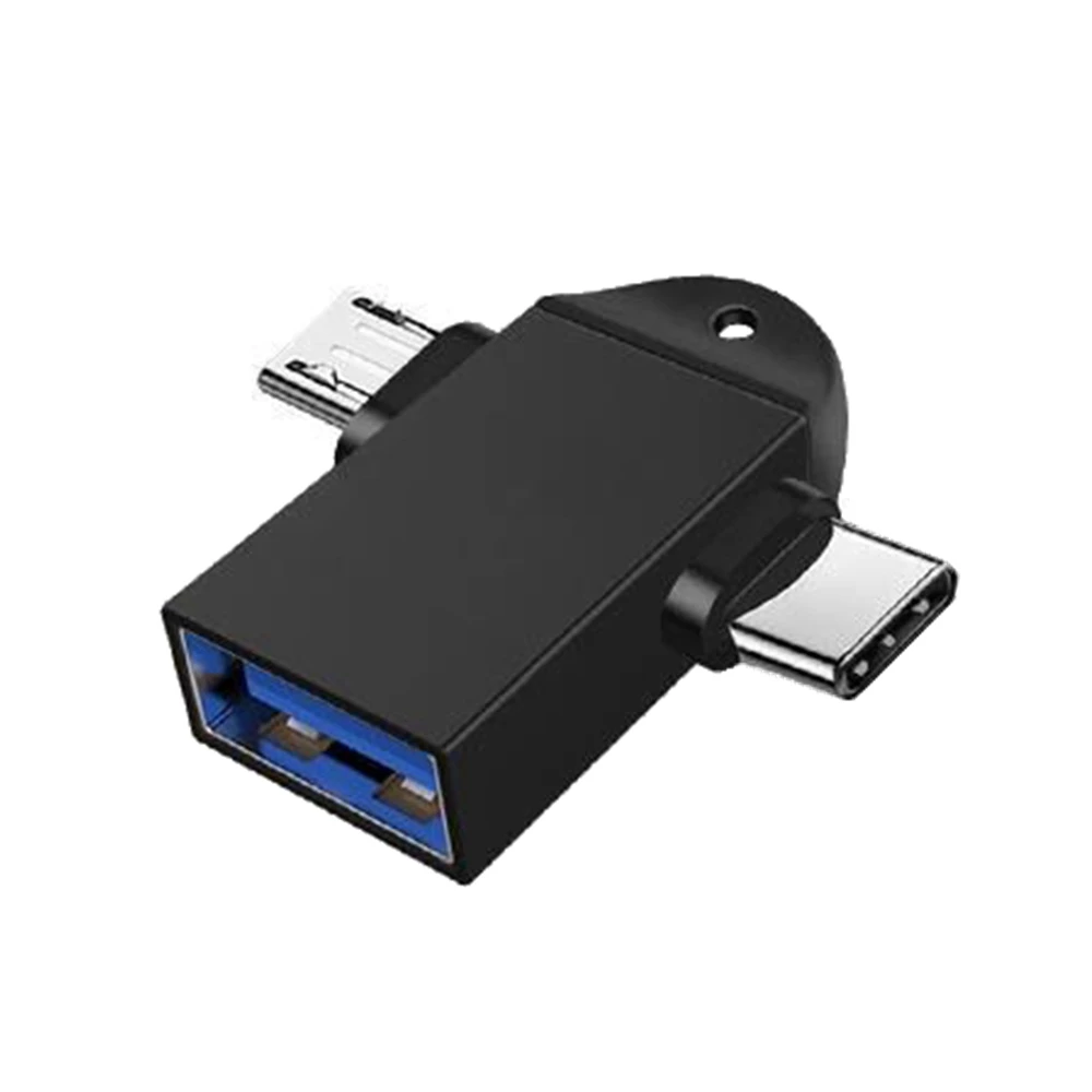 Heißer! 2-in-1 Typ-C Micro USB OTG Adapter Für Android Huawei USB 3,1 Daten Übertragen Konverter für Tablet Festplatte Telefon