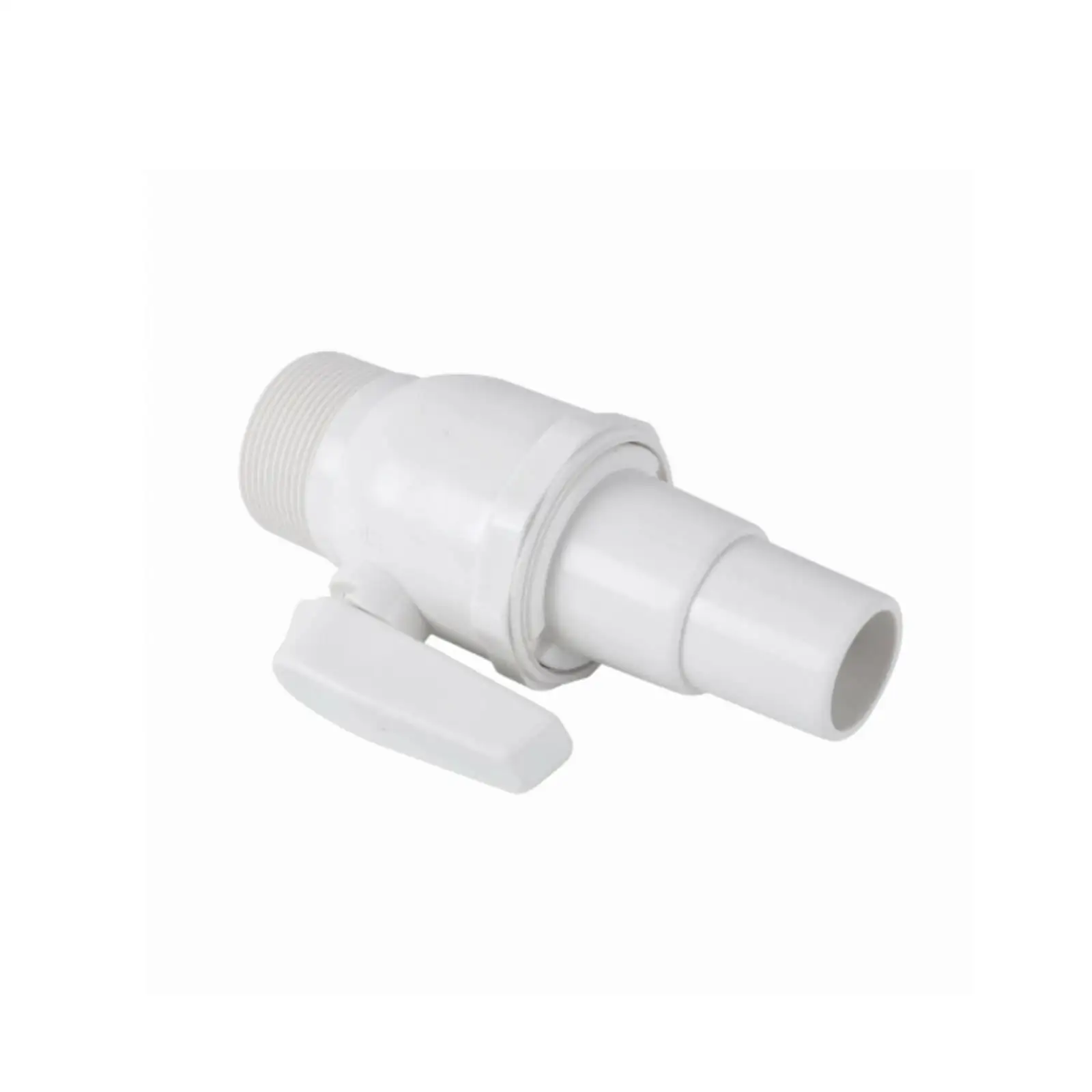 Pool Valve Replacement Water Shut Off Valve with Key Threaded Two Port Mechanism for Swimming Pool