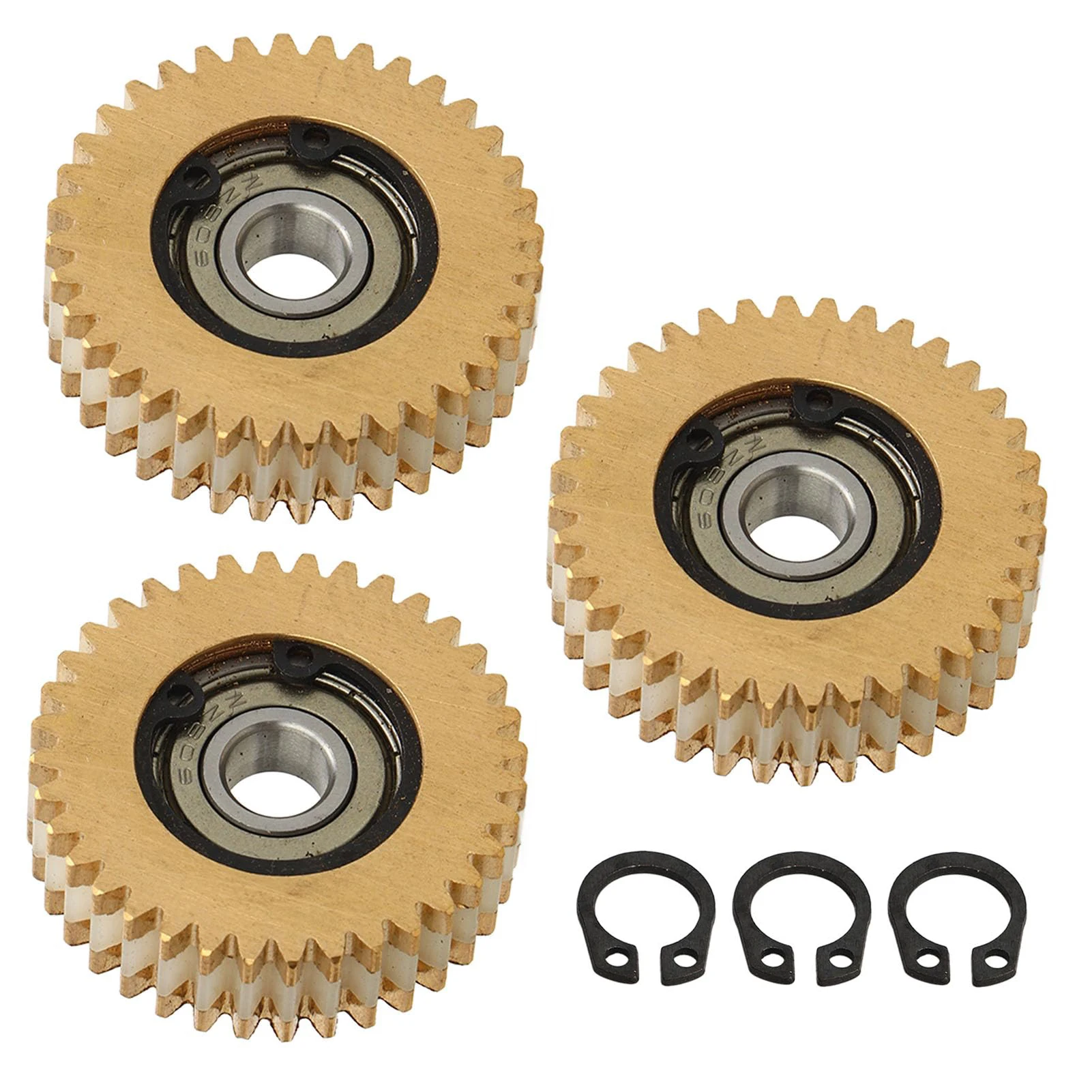 36T 38mm E-bike Gears Copper and Nylon Wheel Hub Motor Planetary Gears With 8mm Bearings For Bafang Motor Ebike Copper Gears