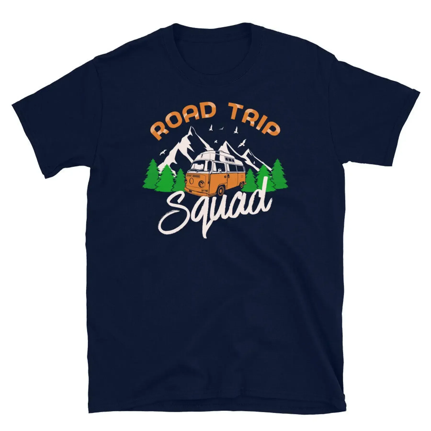 Vacation Digital Nomad Wanderlust Road Trip Squad Short Sleeve Unisex T Shirt