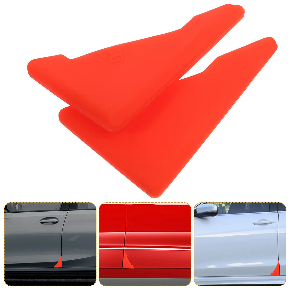

4Pcs Silicone Car Door Corner Protectors Stylish Anti Guard Universal Fit for Cars Car Door Corner Guards