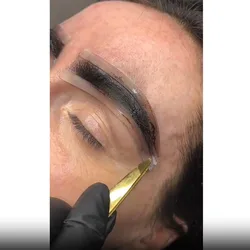 10 par brwi prowadnica narzędzia do kształtowania brwi Microblading DIY naklejek kształtujących brwi naklejka pomocnicza do brwi taśma w kształcie brwi