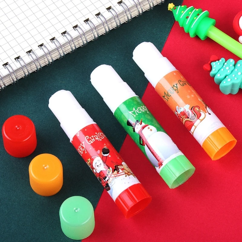 Kids Glues Sticks White Gluestick Scrapbooking Glues Christmas Solid Glues Dropship