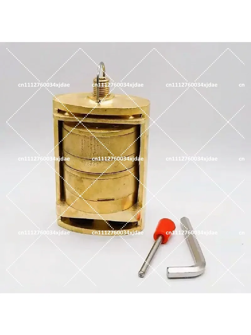 Denture Compression Flask with Dual Injection Pot Bronze Processor Two Layer Denture Molding Tool