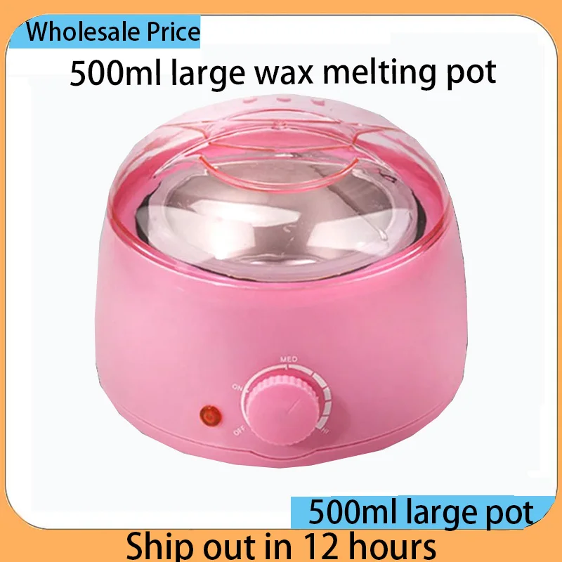 

500ml Waxing Machine Wax-melt Epilator Quick Heater Wax Melting Pot Hair Removal Wax Beans Hair Removal Wax Melting Machine