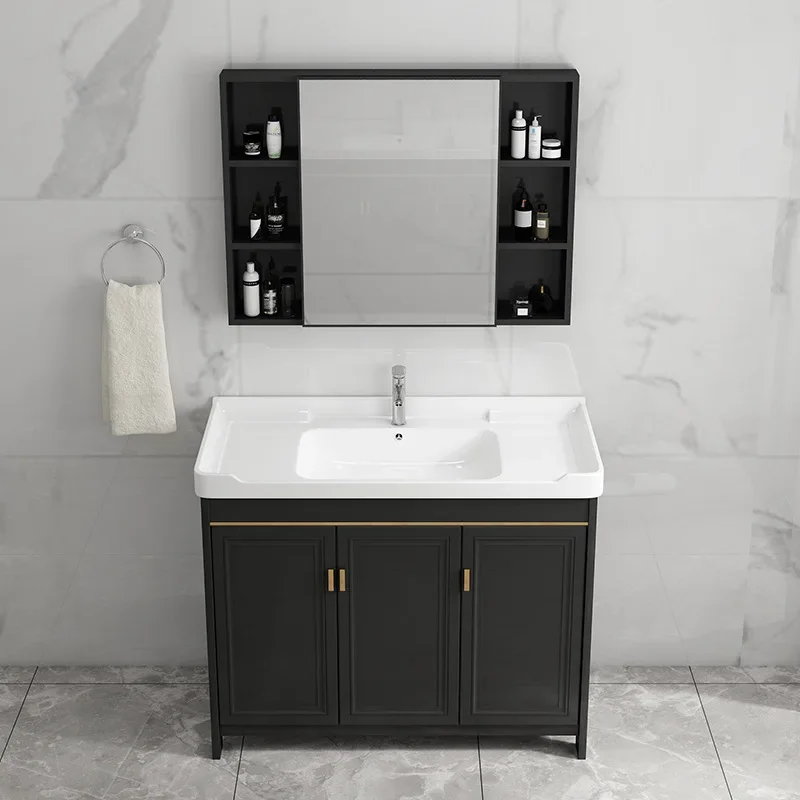 ألومنيوم مساحة، خزانة حمام، غسيل الوجه، متكامل، مرحاض، مغسلة #4