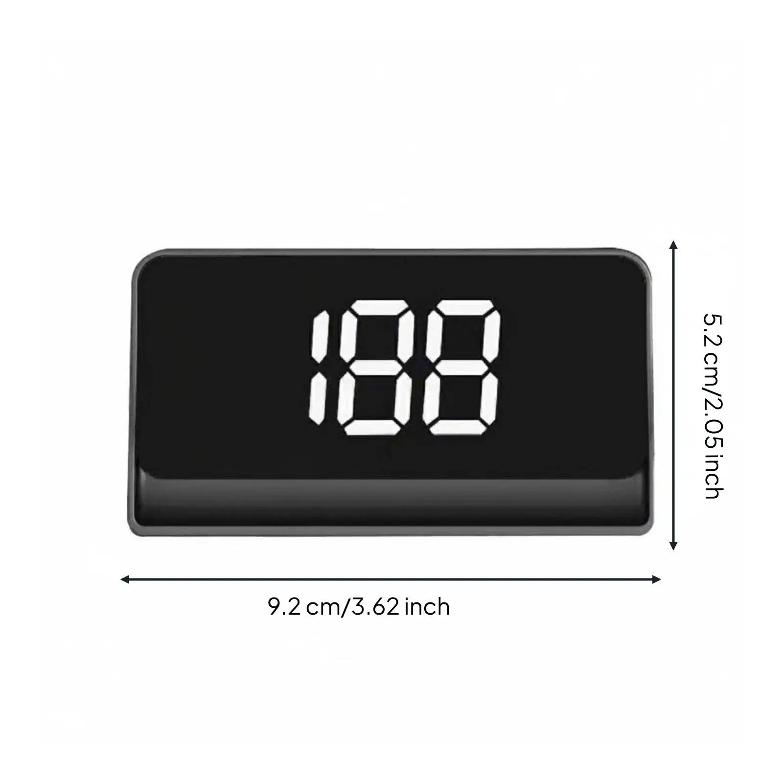 Universal HUD Miles per Hour / KM/H Switchable Digital Car Speedometer Compact