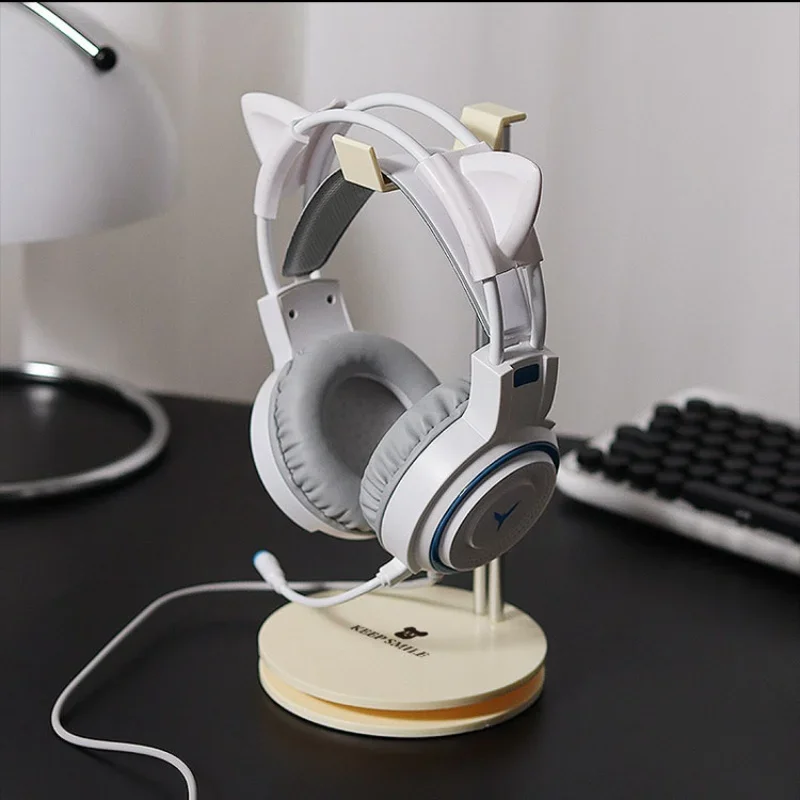 Soporte Universal antiarañazos para auriculares, soporte para auriculares para juegos, carpetas para auriculares pesados, colgador de soporte para auriculares