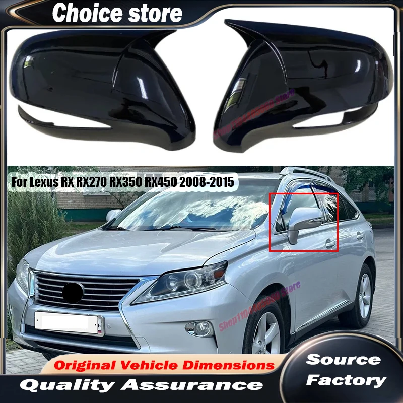 For Lexus RX RX270 RX350 RX450 2008 2009 2010 2011 2012 2013 2014 2015 Rearview Mirror Cover with Turn Signal
