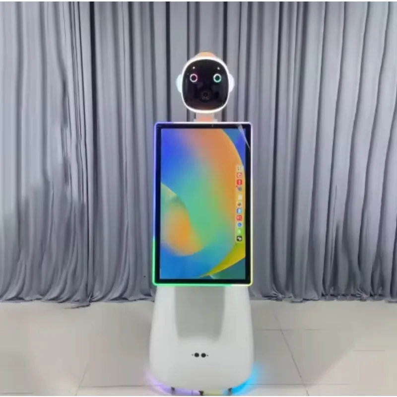 Customized Mall Navigation & Welcome Robot - Exhibition Hall Guide with Facial Recognition Service