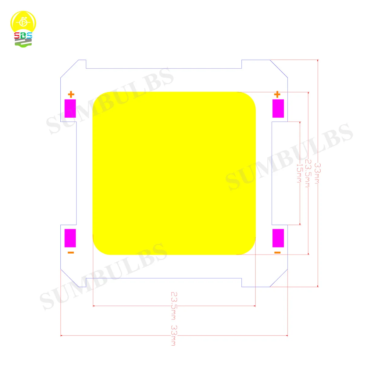 2PCS/Lot White Color Integrated COB LED Modules 5W 3V High Brightness for Spotlight Light Portable Camping Light LED Accessories