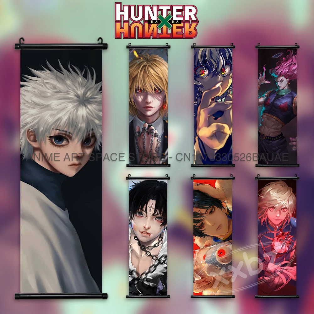 Hunter X Hunter Hanging Painting Home Decoration Canvas Kawaii Scrolls Pictures Wall Art Hd Prints Latest Bedroom Anime Poster