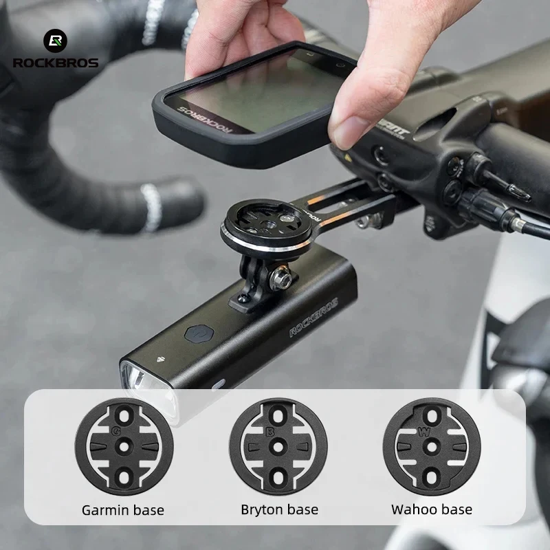 

ROCKBROS держатель для велосипедного компьютера, передний фонарь для велосипеда, крепление для лампы для GIANT TCR PCR, кронштейн из алюминиевого сплава для Garmin/Bryton/Wahoo