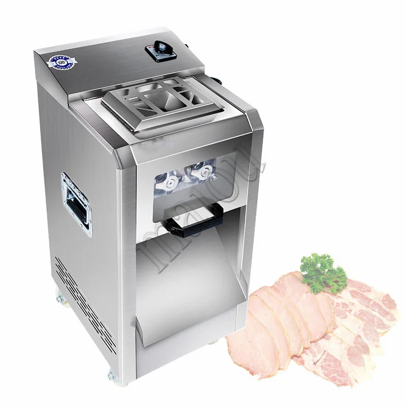 

Electric Meat Cutting Machine Professional Stainless Steel Industrial Frozen Meat Slicer Vertical Meat Cutter Shredder