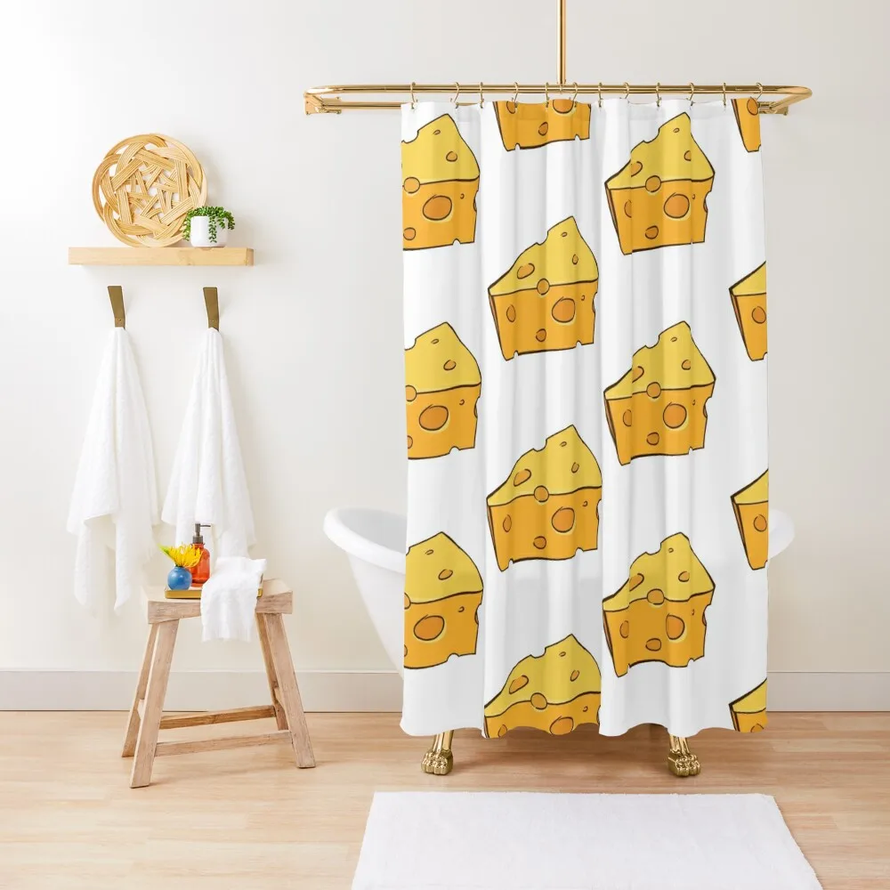 

cheese Shower Curtain Transparent Bathroom Shower Shower Bath Curtain