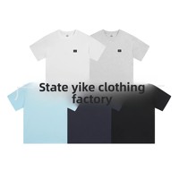 Spring 2025 Early Spring Casual Loose Fit round Neck Short Sleeve T-Shirt Unisex CP Letter Logo Breathable Summer Tee