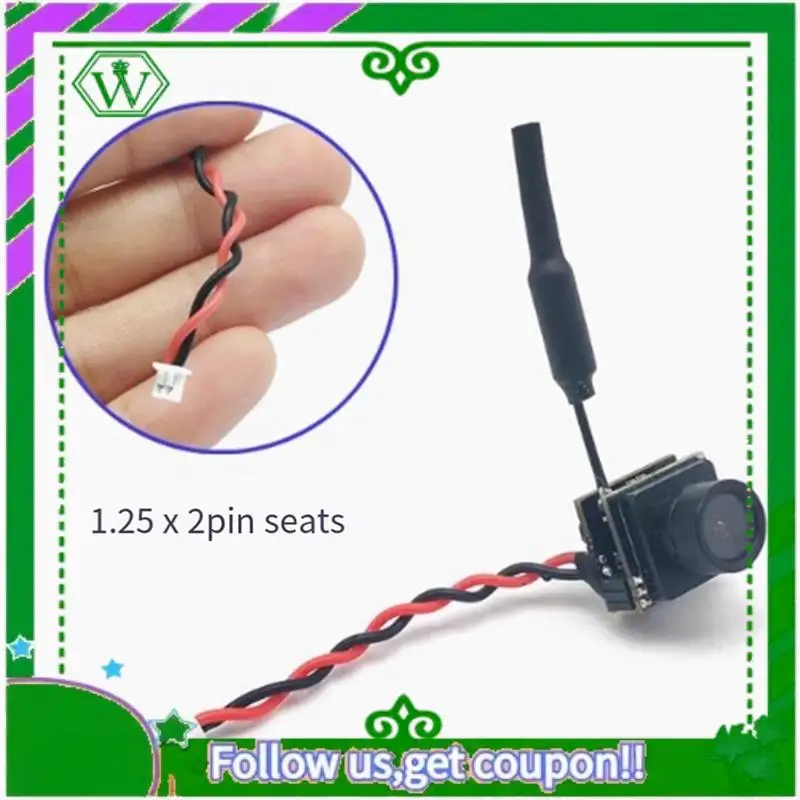 

Reliable-Micro AIO 800TVL Camera 5.8Ghz 25Mw FPV Transmitter Withdipole Brass Antenna Combo Forfpv Quadcopter Drone 701U-B