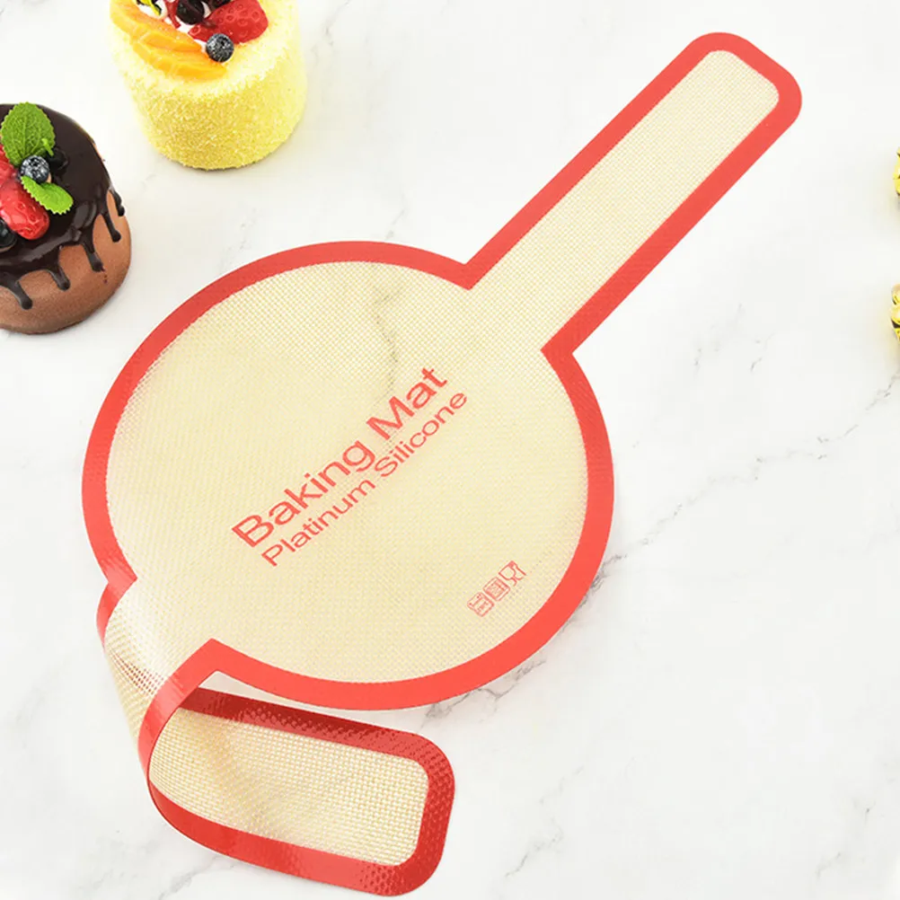 

1 шт. пищевой силиконовый коврик для выпечки, антипригарный, легко моющийся, с длинными ручками, для раскатки теста, хлеба, выпечки, печенья