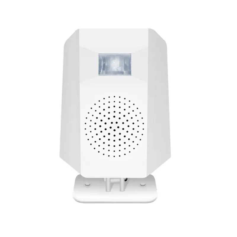 

【HOT-PRICE!】DC 5V Standing Rotatable Infrared Motion Sensor Alarm PIR Voice Player Volume Adjustment EU PLUG
