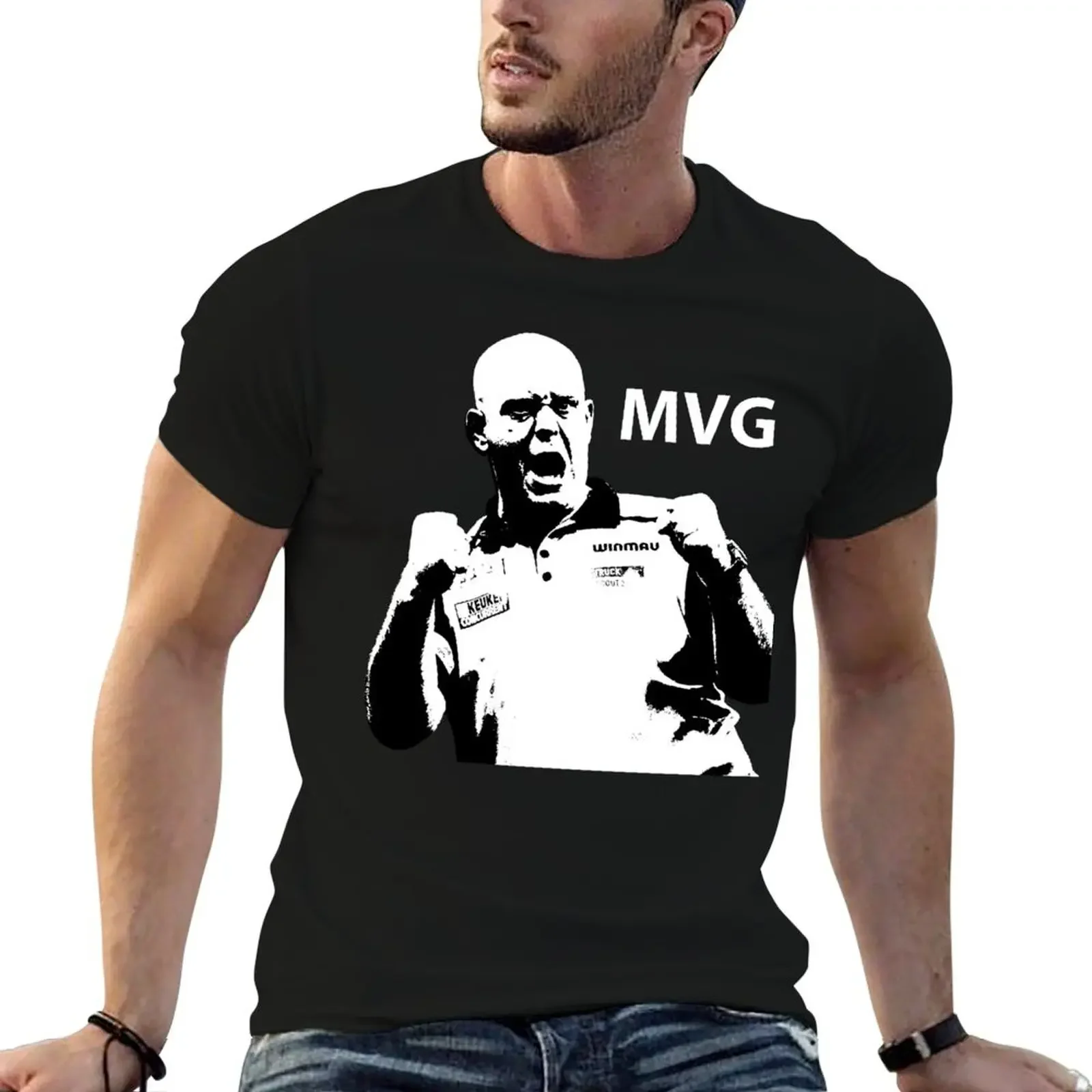 

Michael Van Gerwen T-Shirt oversizeds vintage clothes slim fit t shirts for men