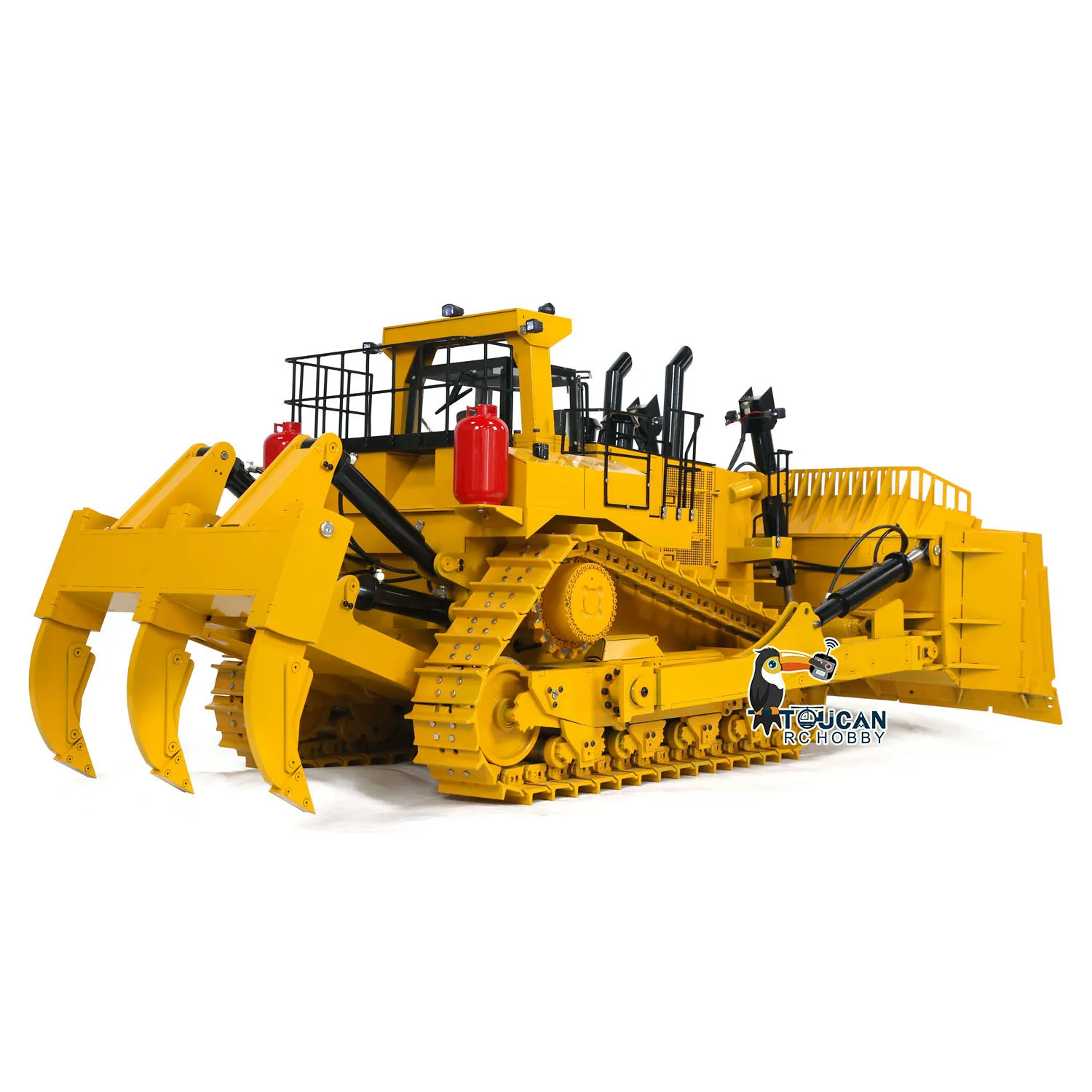 1/10 D11T Giant Hydraulic RC Bulldozer Heavy Duty PL18EV Radio Control Dozers Cars Truck Light Sound Smoke Toy dla dorosłych TH23588