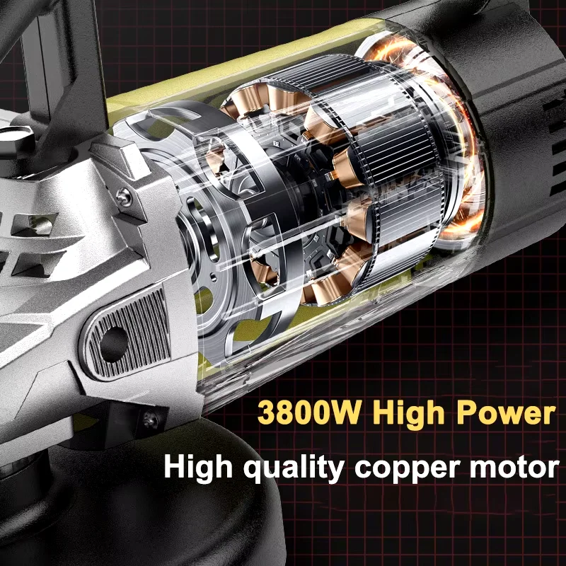 Wall Grinding Machine Ground Concrete Polishing Machine Dust -Free Ground Angle Grinder Pavement Electric Planing Milling Tools