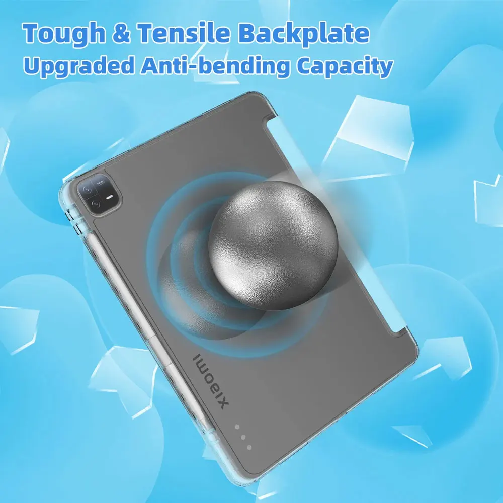 For Xiaomi Pad 7/7Pro /8/8Pro 6/6 Pro Case For Mi Pad 6S Pro 12.4 with Pen Slot  Y-shaped Tablet Protective Case
