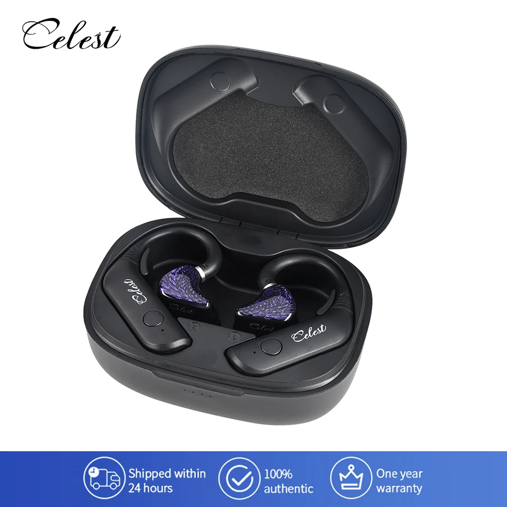 

Celest T1 Наушники-крючки V5.3 Беспроводные Bluetooth-наушники Водонепроницаемый кабель гарнитуры TWS Гарнитура для Hi-Fi Музыкальные звонки IEMs