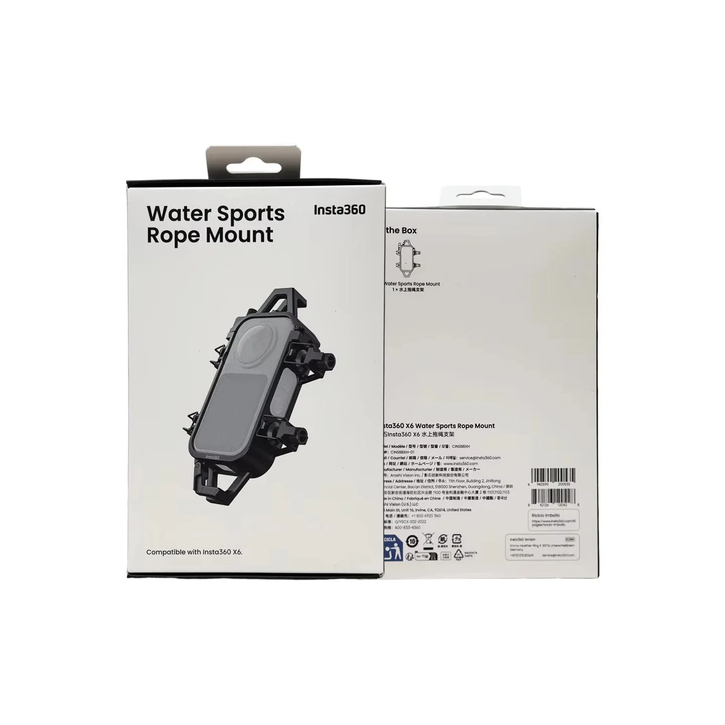 Official Original Insta360 X6 Water Sports Rope Mount,Hands-free Filming in Action,Handy for Dynamic Angles In Stock Hot Selling