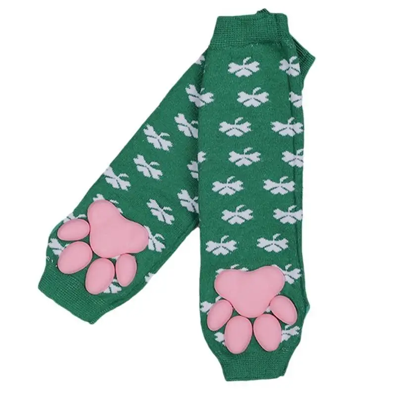 652f-かわいい指なし肉球手袋-3d-シリコーン猫の足手袋日常着用