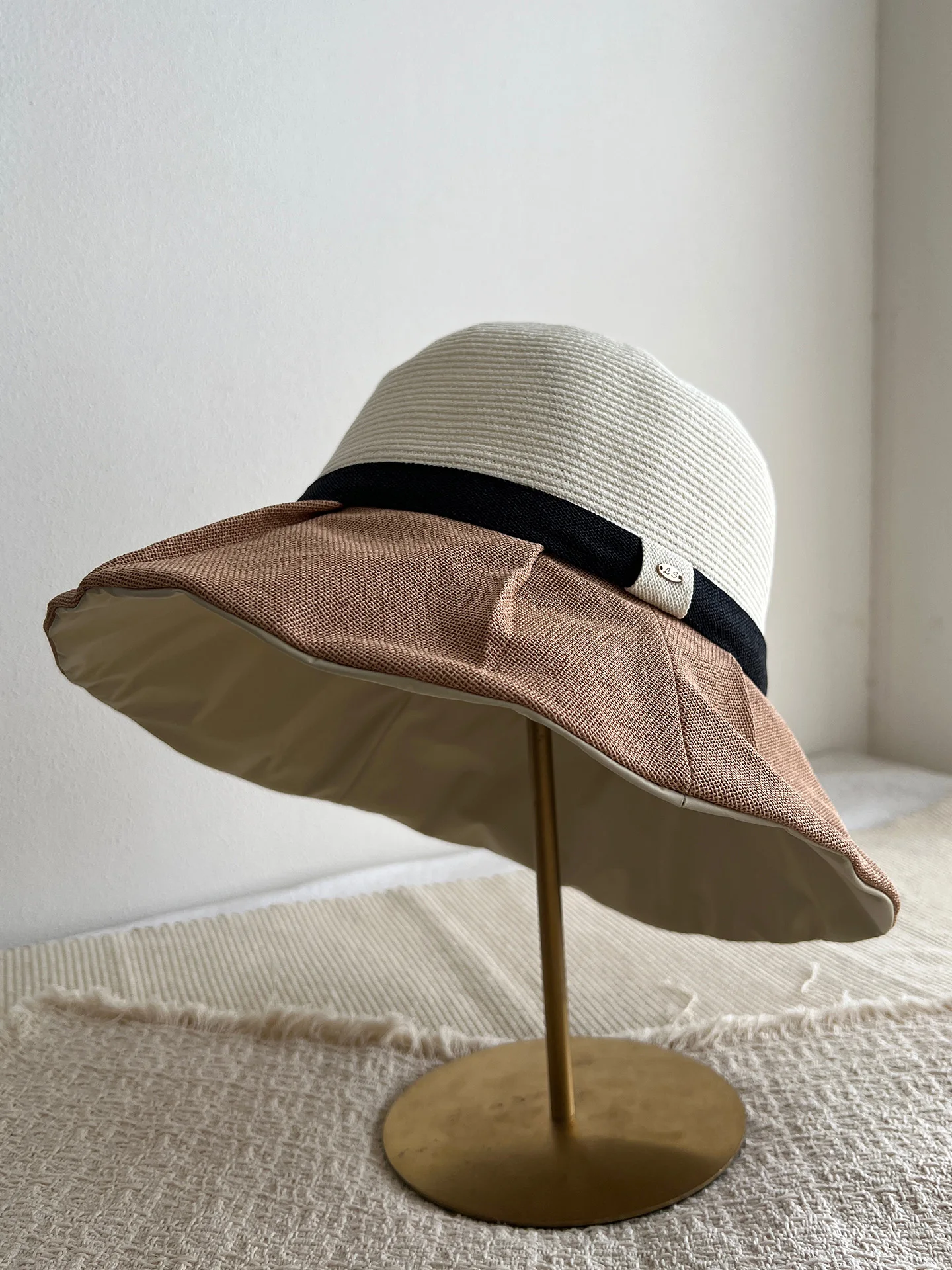 light-luxury-large-brim-fisherman-hat-women's-summer-sun-protection-hat-lightweight-breathable-malleable-sun-hat
