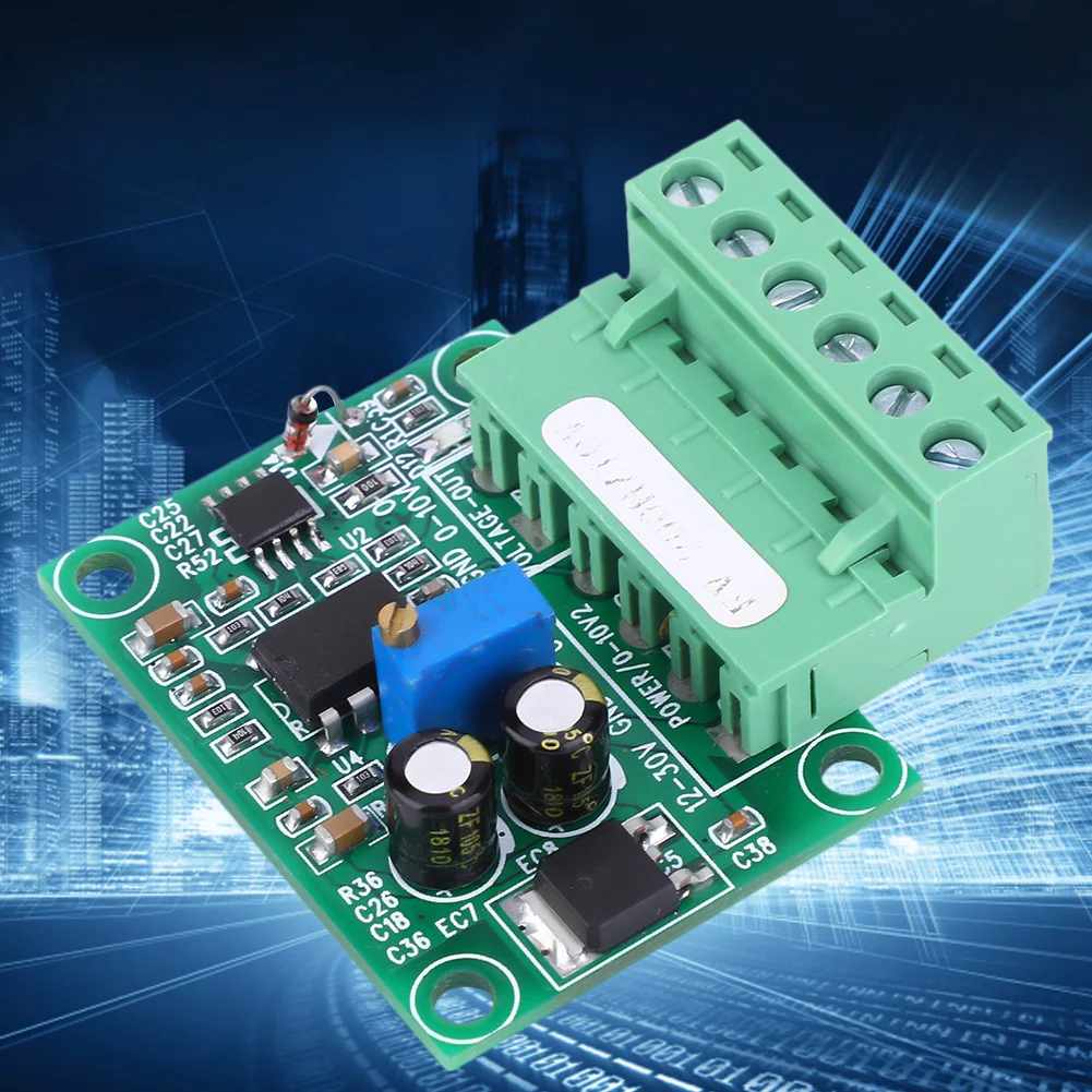 FV-200Hz10V Frequency Voltage Converter Module 0~200hz to 0~10V Digital to Analog Signal Module Frequency,to,Voltage,Converter