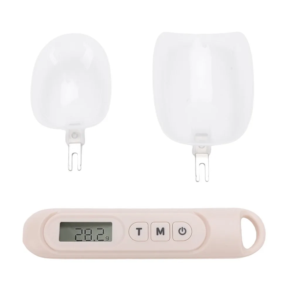 ABS Digital Measuring Spoon LCD Display 7-Units Switchable Electronic Food Scale Ergonomic Design High-Precision