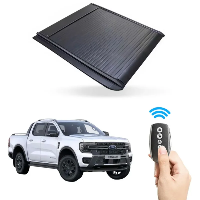 

Модернизированная выдвижная крышка Tonneau, крышка роликовой крышки кровати грузовика для Ranger 2023+, рольставни пикапа
