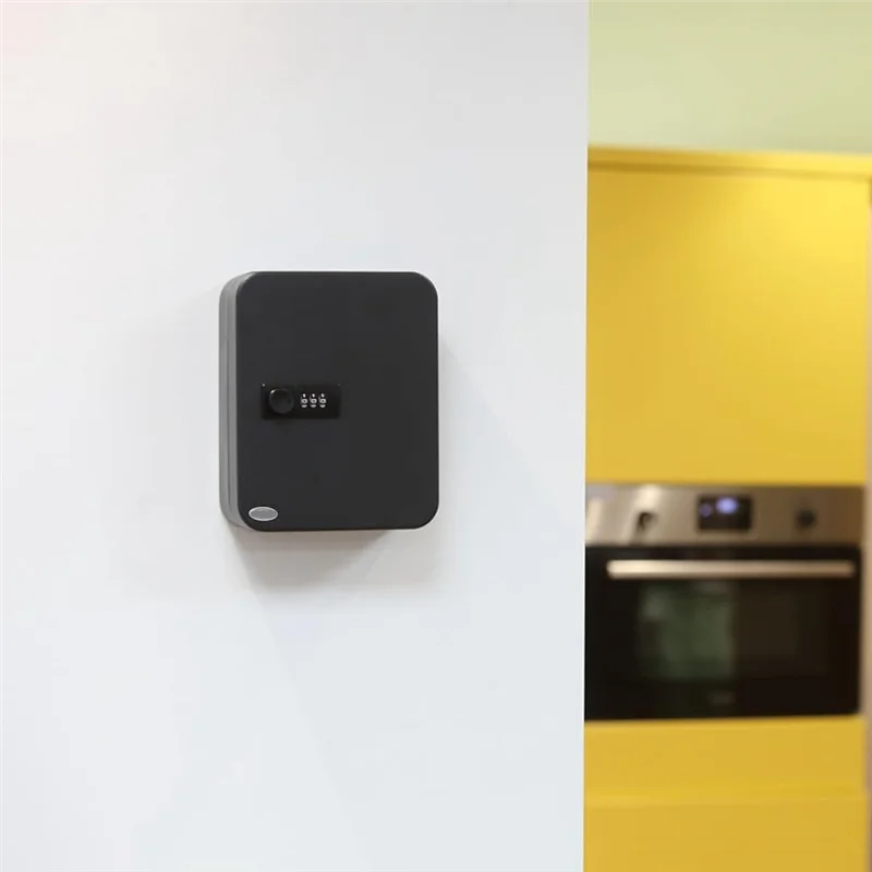 HFES 조합 키 캐비닛 20 키 후크 키 상자 벽 마운트 잠금 키 주최자 키 캐비닛 보안 잠금 상자