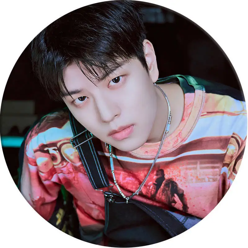 58mm Stray Kids Makplate Badge skzoo Surrounding Bars Li Longfu Huang Xuanchen Badge Circular Album Surrounding Fan Gifts