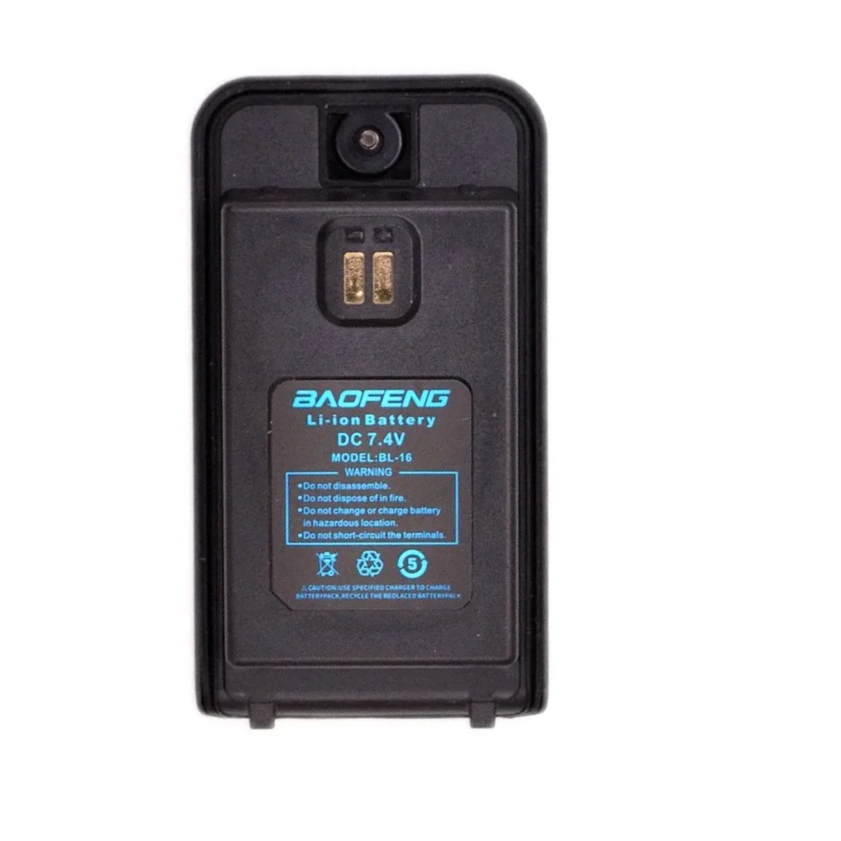 Paquete de baterías Baofeng BL16, 1800mAh, 7,4 V, 13,32 Wh, repuesto para UV‑16 Max 16 Pro 16S 16L, accesorio para walkie talkie de radio bidireccional