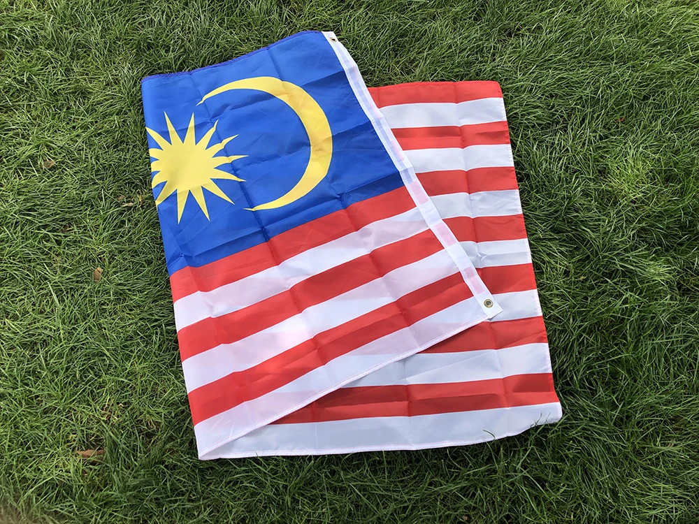Bandera de Malasia 90x150 cm – Poliestireno decorativa Collection