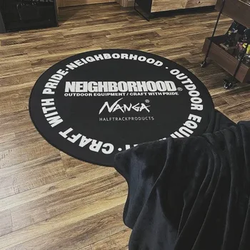 Nbhd alfombra redonda para dormitorio, sala de estar, decoración, balcón, estudio, oficina, hogar