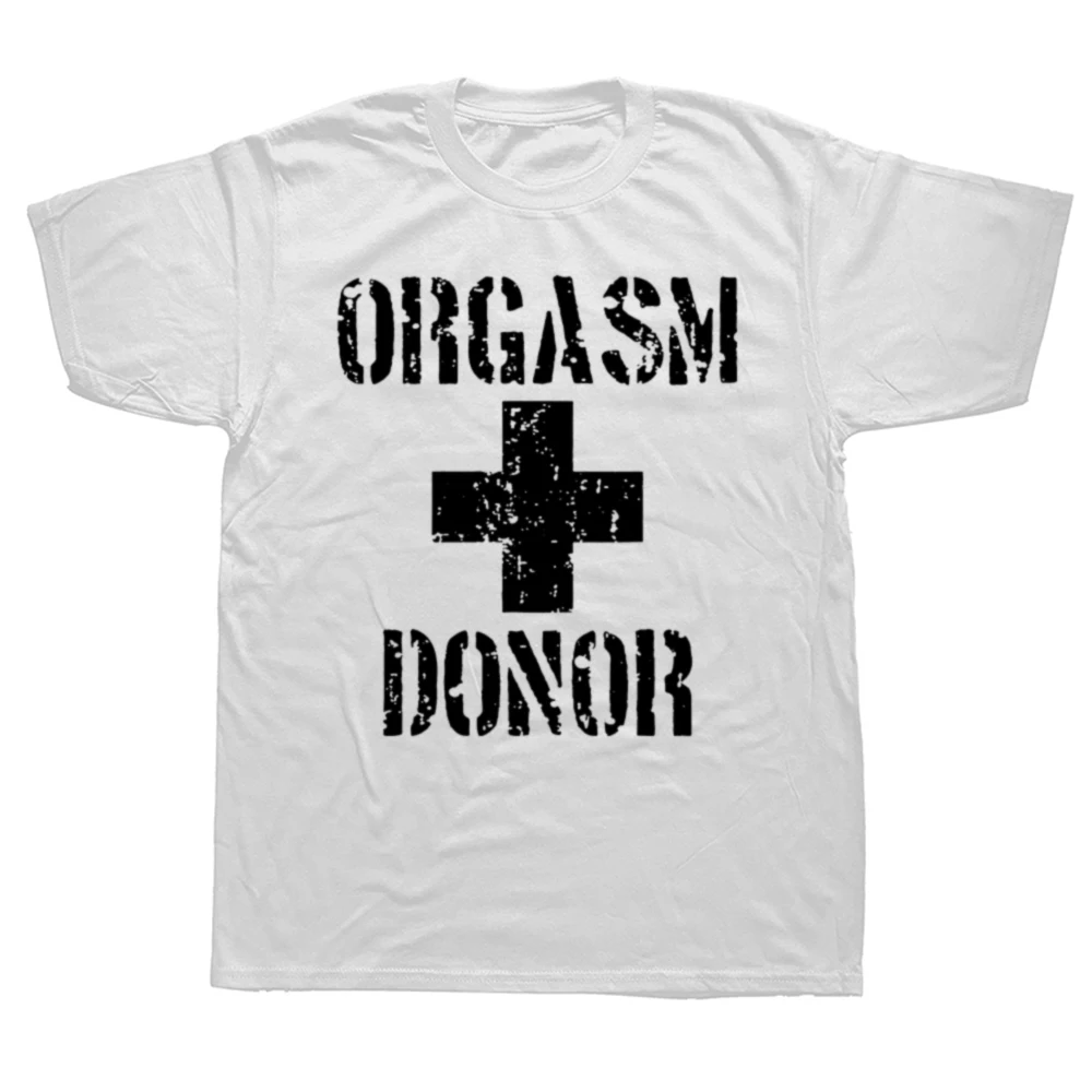 تي شيرت برسومات الأمريكية مضحكة ولطيف ، متبرع بهزة الجماع ، تي شيرت غير رسمي على الموضة ، قطن ، تي شيرت واسع الحجم