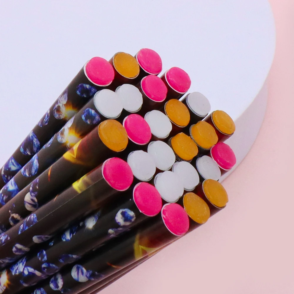 6Pcs Rhinestone Picker Self-Adhesive Wax Pencil Diamond Art Pen Rhinestone Applicator Gem Picker Jewel Dotting Tool For Manicure