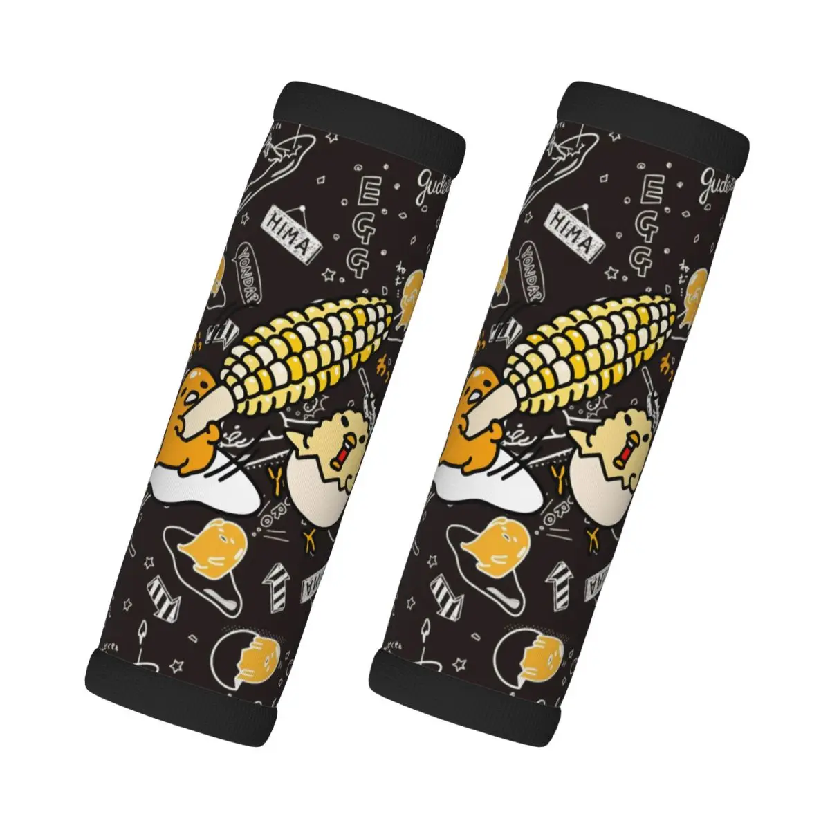 

Пользовательские аниме Gudetama мультфильм ручка для багажа обертка идентификатор чемодана 2 шт. ручка для холодильника