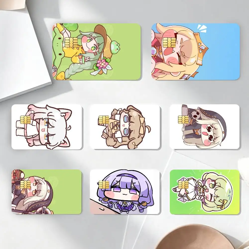 

T-Trickcal Chibi Go G-Game Sticker Decoration Creative Bank Card Bus Metro Waterproof Sticker